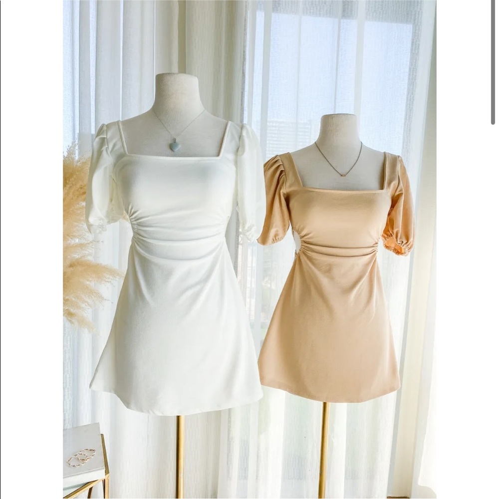 Cut Out Waist Dress Mini Dress
